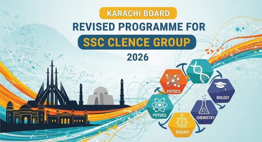 Karachi Board Revised Programme for SSC Class 10 Science Group 2026