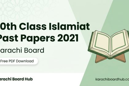 10th class islamiat past paper 2021 karachi board