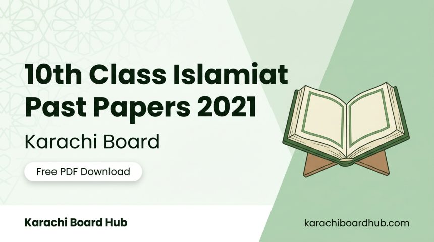 10th class islamiat past paper 2021 karachi board