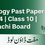 class 10 biology past paper 2024 karachi board english urdu medium