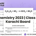 class 10 chemistry past paper 2023 karachi board english medium