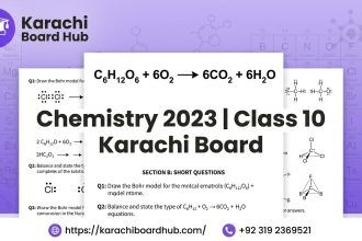 class 10 chemistry past paper 2023 karachi board english medium