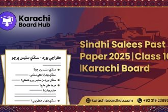 class 10 sindhi salees past paper 2025 karachi board