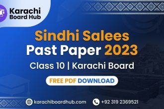 class 10 sindhi salees past paper 2023 karachi board