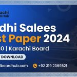 class 10 sindhi salees past paper 2024 karachi board