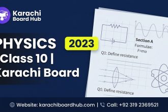 class 10 physics past paper 2023 karachi board english medium